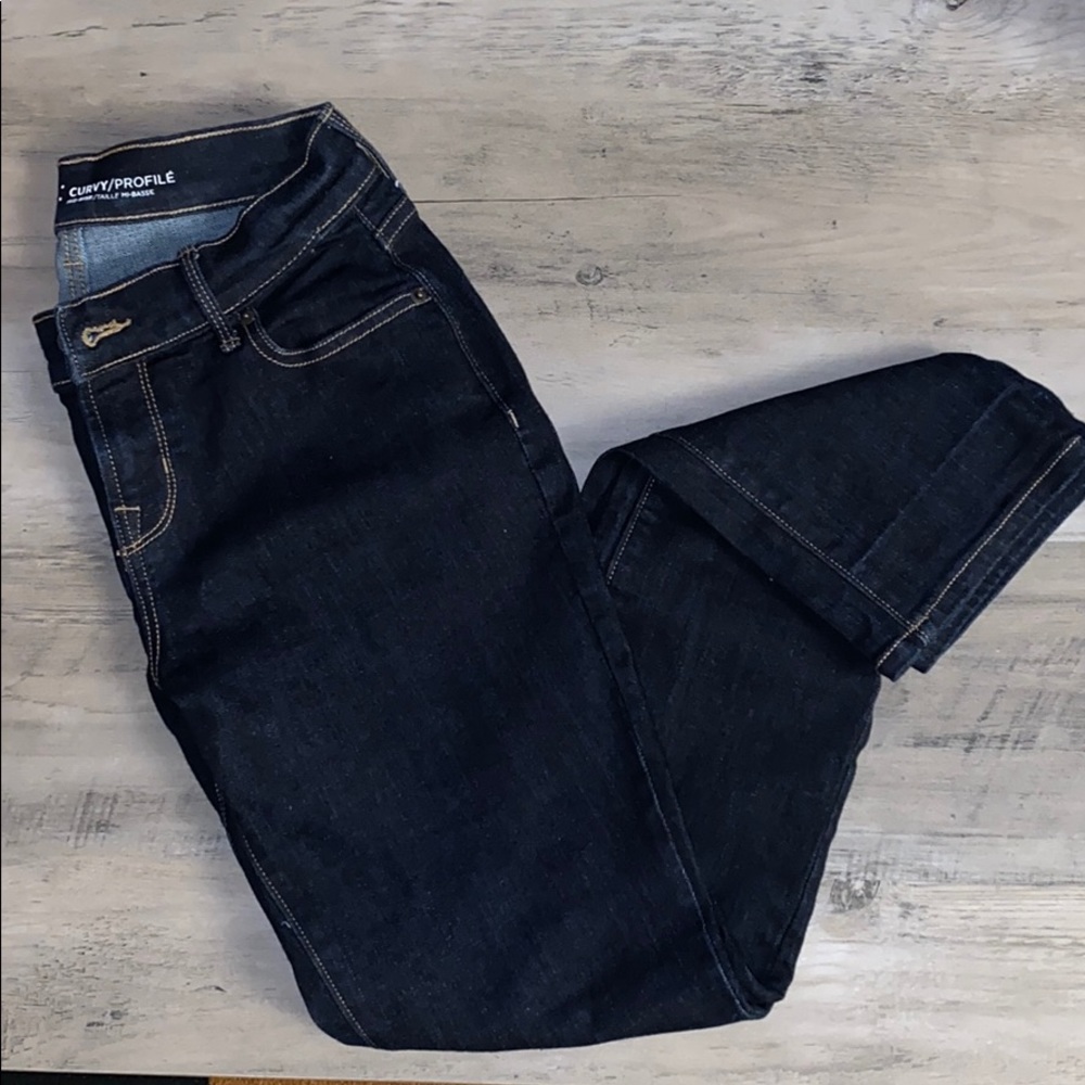 Curvy style boot cut jean pant